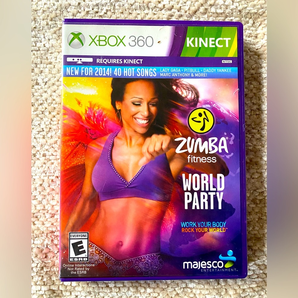 XBOX 360 Kinect Zumba Fitness Game